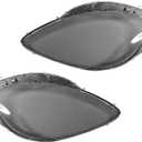 Headlight Lens Cover Front Left Right Headlight Headlamp Lense Clear Lens Cover for Chevrolet Corvette C6 2005-2013 PC Black