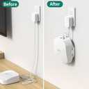 HomeMount Made for eero Pro 6/6e Wall Mount - Secure & Sleek Cable Management, Compatible with eero Pro 6/6e, Durable ABS Material, Easy Installation