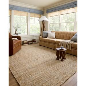 Loloi Chris Loves Julia Judy Collection JUD-01 Natural/Cream 2'-6" x 7'-6" Runner Rug