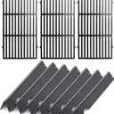 Grill Replacement Parts for Weber Genesis II 400, Genesis II LX 400 Series II E-410 E-435 S-410 GBS S-435 S-440 LX E/S-440 Series Gas Grills, Grates Flavorizer Bars For Weber 66097 66089 66033 66796
