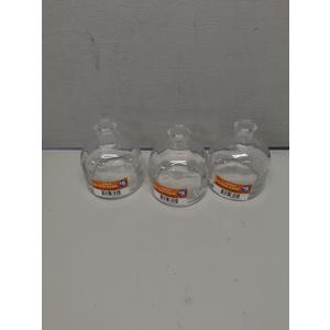 Clear Glass Vase 200 ML 3 Pack