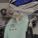 Roller Skates for Women and Men Cowhide High-Top Shoes Classic Double-Row Roller Skate Four-Wheel Roller Skates for Men Girls Unisex (41=US:8, green)