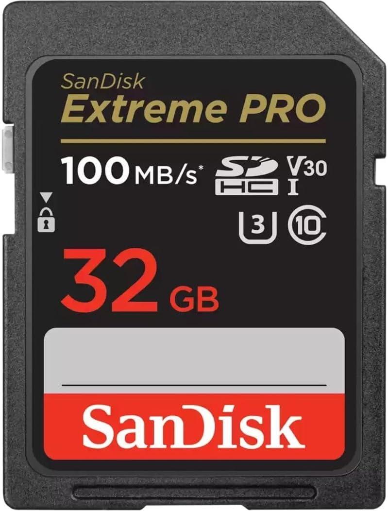 SanDisk Extreme Pro 32GB SDHC UHS-I Card (SDSDXXG-032G-GN4IN)