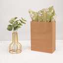 Bobobag 100 sheets Floral Tissue Paper for gift bags,20x14 inch Sage Gift Wrapping Paper for Flower Decoration Packing