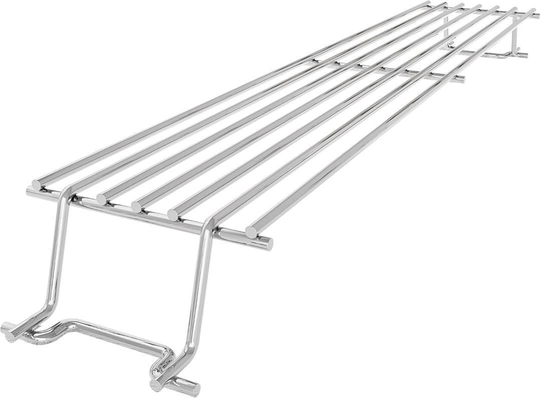Grill Warming Rack for Weber Spirit Grill 7641 Warming Rack Spirit 300 Series, Grills with Front Control Knobs25'' Stainless Steel Grill Upper Rack for Weber Genesis Silver Gold B/C Grills