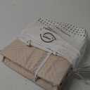 Threadmill Twin Sheets for Mattress | 800 Thread Count Jacquard Celine Light Beige | 100% Cotton 3 Piece Bed Set | Extra Long Staple | Deep Pocket With Elasticized Fit