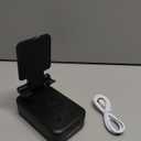 ZEALOT Cell Phone Stand with Wireless Bluetooth Speaker, Phone Holder and Wireless Induction Speaker Amplifier Dock Compatible with iPhone/ipad/Samsung,Gifts for Women Men Dad Him Her-Black