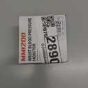 MMIZOO Wrist Blood Pressure Monitor Large LCD Display BP Machine Adjustable Cuff 5.31-7.68 inch Automatic 99x2 Sets Memory with Carrying Case for Home Use (W1681) (White)