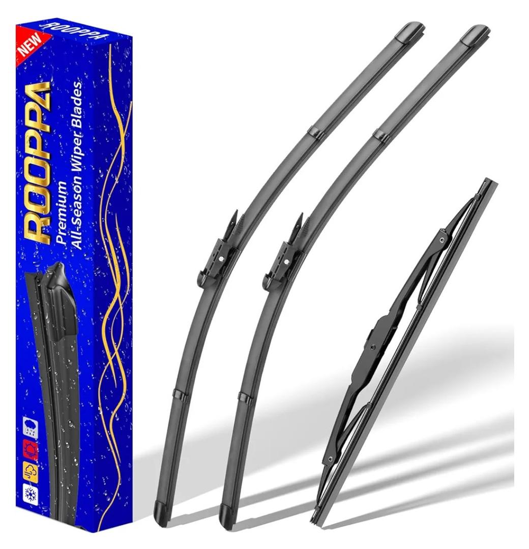 3 wipers Replacement for 20132016 GMC Acadia, Windshield Wiper Blades Original Equipment Replacement  24"/21"/11" (Set of 3) Pinch Tap