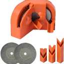 Multipurpose Drill Bit Grinding Sharpener with 2 Grinding Wheels for Grinder, 2025 New Drill Bit Sharpener Sharpening for All Bits