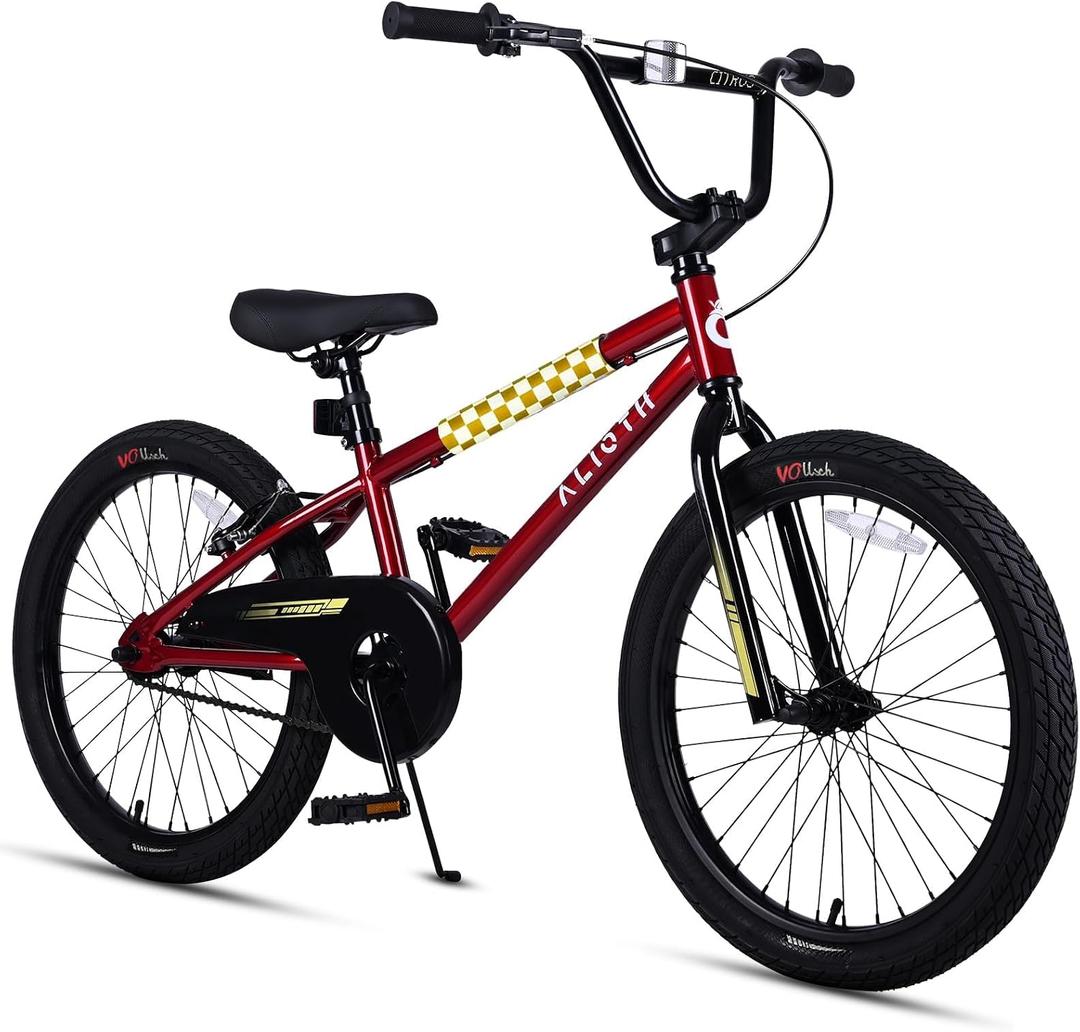 vollsch BMX Style 12 14 16 Inch Kids Bike Training Wheels 20'' Bicycle with Kickstand for 2-14 Years Old Toddlers Boys Girls Coaster Brake Multiple Colors