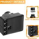 5 Outlet Pulse Igniter DHL-128-5Q for Nexgrill 720-0925P 720-0830H 720-0830X 720-0783W 720-0882A 720-0888S Replacement Parts, Nexgrill 720-0830HM 720-0459 Tact Push Button Replacement Igniter Parts