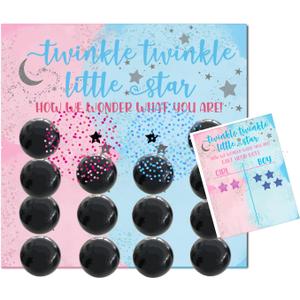Rool Baby Gender Reveal Ideas Party Supplies Pack Cast your Vote Poster Gender Reveal Games Darts Board Game Gender Reveal Balloons