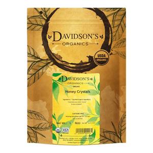 Davidson's Organics, Honey Crystals, Bulk, 16-Ounce Bag (EXP 07/27/28)
