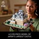 LEGO Architecture Landmarks Collection: Himeji Castle 21060 Building Set, Build & Display this Collectible Model for Adults, Fun Gift for Lovers of Japan, Famous Japanese Buildings, 
Build and display – Measuring over 7.5 in. (19 cm) high, 12.5 in. (32 cm) wide and 10.5 in. (27 cm) deep
