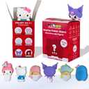 Sonix x Sanrio Hello Kitty & Friends Peekers - Pastel Series Blind Box - Adhesive Decorative Mini Figures - Includes Hello Kitty, My Melody, Kuromi, Little Twin Stars, or Mystery Character