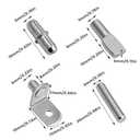 104Pcs Shelf Support Pegs Kit,Pins Kitchen Cabinet Shelf Holders Pegs Set,Bookshelf Pegs for Shelves,Bookshelf Pegs Shelf Supports Pins(4 Styles)