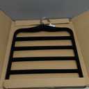 Closet Organizers and Storage,3 Pack Organization and Storage Pants-Hangers-Space-Saving,Velvet Hanger for Dorm Room for College Students Girls Boys Guys Hanging Jean Scarf (Large, Black)