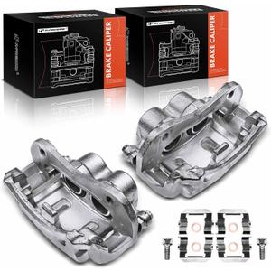 A-Premium Disc Brake Caliper Assembly with Bracket Compatible with Pontiac Torrent Chevy Equinox 2007-2009 Captiva Sport 2012-2015 Front Side 2-PC Set