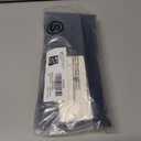 EVALESS Women's Elastic High Waist Straight Leg Pants Business Casual Work Pants Fall 2025 Button Down Zip Up Office Outfits Trousers with Pockets Navy Blue Small (Black, S)