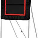 VEVOR Folding Lacrosse Rebounder for Backyard, Volleyball Bounce Back Net, Pitchback Throwback Baseball Softball Return Training Screen, Adjustable Angle Shooting Practice Training Wall (3X4FT)