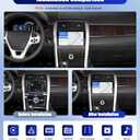 CAMECHO 2G+64G Android 13 Car Stereo for Ford Edge 2011-2015 9 Inch Touch Screen with Wireless CarPlay Android Auto Mirror Link 26UI Bluetooth FM GPS Navigation WiFi SWC Backup Camera