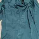 ZEROYAA Men's Wrinkle Free Long Sleeve Dress Shirt Business Casual Modern Slim Fit Button Down Shirts for Wedding and Office (Medium, Teal)