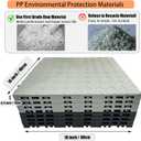 Interlocking Garage Floor Tiles,Heavy-Duty,Non-Slip,High-Impact,Easy Clean,Polypropylene Tool-Free Snap Together for Garage,Basement,Repair Shops,Workshop(Black 22 Pack 16"x16"x0.71")