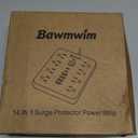 Surge Protector Power Strip, 8 Outlets(1250W/10A), 6 USB Charging Ports(2 USB C), 6FT Flat Plug Extension Cord Outlet Extender with Overload Protection, ETL Certified for Office, Dorm Room