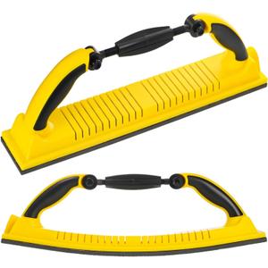 Hand Sanding File Block, Adjustable Radius Flex Longboard Sanding Block with Hook & Loop Backing, Use Continuous Rolls Sandpaper Sheets for Automotive, Woodworking