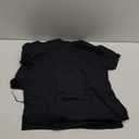 HANES Black T-Shirt L Pack of 6, Black