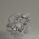 20Pcs 316 Stainless Steel Cross Cable Clamp Wire Rope Cross Clamp 1/8" Rope Wire Rope Clamp Cable Baluster