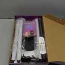 OIYN Smart RGBICW LED Corner Floor Lamp - 16 Million DIY Colors, 68+ Scenes, Music Sync, App & Remote Control, Color-Changing Ambient Lighting for Living Rooms, Bedrooms, and Gaming Rooms