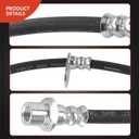 A-Premium Rear Driver Brake Hydraulic Hose Compatible with Select Toyota and Lexus Models - Camry 2018-2020, Avalon, C-HR, Avalon, ES250, ES300h, ES350, UX200, UX250h - Replace# 90947W2069