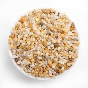 1/8 inch-1/5 inch Coarse Golden Sand Stones, Boniosz 5lb Succulent and Cactus Bonsai Rocks Small Decorative Pebbles for Terrariums, Fairy Gardening, Top Dressing, and Houseplants