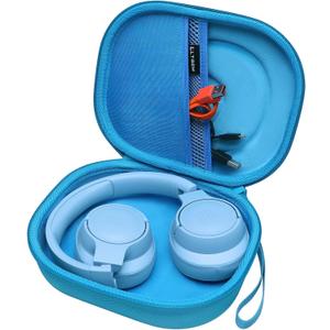 LTGEM EVA Hard Case for JBL Live 770NC/660NC/650BT/460NC/670NC/400BT/500BT and JBL Tune 770NC/710BT/720BT/760NC/700BT/750BT/510BT/660NC/520BT/500/Tour One/E45BT Bluetooth Wireless Headphone(Sky Blue)