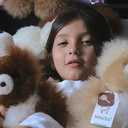 Alpaca Bear Stuffed Animal Crafted in Luxury Alpaca Wool Hypoallergenic & Ultra-Soft Toy Perfect for Cute Nursery Decor and a Huggable Gift (Brown & White, 18 inches)