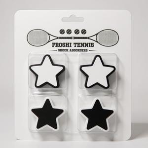 Tennis Vibration Dampeners Shock Absorbers Performance Accessory Gift Fun Design 4-Pack Match with Your Doubles Partner!