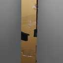  42 Ft Heavy-Duty Black Curtain Rod Brackets & Rod Set
