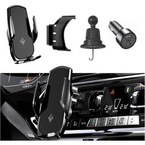 Car Phone Mount for BMW X5 20192023, X6 20202022 & X7 20192022, 15W Fast Charging Auto-Clamping BMW X5 Phone Holder, Stable Reinforced Ball Joint, 360 Adjustable Car Accessories