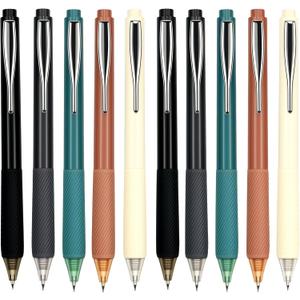 3 x Gel Pens, 0.5mm Black Ink Office Pens, Fine Tip Smooth Writer Pen with Comfortable Grip, Suitable for Students, Offices, Teachers, Nurses Notes and Journals.(10pcs)
