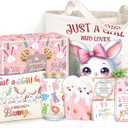 2 x Easter Basket for Teen Girls,Adult Easter Basket Stuffers Essentials for Women with Bunny Mug Tote Bag Socks Gifts for Women Teen Girls.