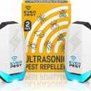 Ultrasonic Pest Repeller Control Plug in 2 Pack- Electronic Insect Defender - Roach Bed Bug Mouse Mosquito - Indoor Reject - for Cockroach Ants Mice Fly Rat Bedbug