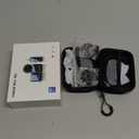 PQRQP 3 in 1 Microphone for iPhone/Android/Camera, Wireless Microphones, 328ft Transmission, 18H Battery Life, Mini Microphone for Record Interview, Vlogs, YouTube, Tiktok (Ebony Black)