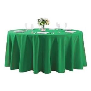 Cupuamon 132 inch Round Tablecloth Washable Polyester Table Cloth Decorative Table Cover for Wedding Party Dining Banquet132 inch,Emerald