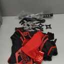 Spooktacular Creations Halloween Ninja Costume Kids, Ninja Dragon Jumpsuit Set, Boys Halloween Costume for DressUp Party (Medium(8-10 yrs), Black+red)