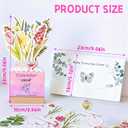 Mini Desk Calendar 2026 - Small Desktop Floral Standing Calendars 2026 Monthly Flower Office Calender for Home Decor Desk Accessories