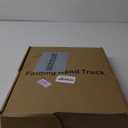 SPACEKEEPER Folding Hand Truck, 500 LB Heavy Duty Luggage Cart, Utility Dolly Platform Cart with 6 Wheels & 2 Elastic Ropes for Luggage, Travel, Moving, Shopping, Office Use, Black