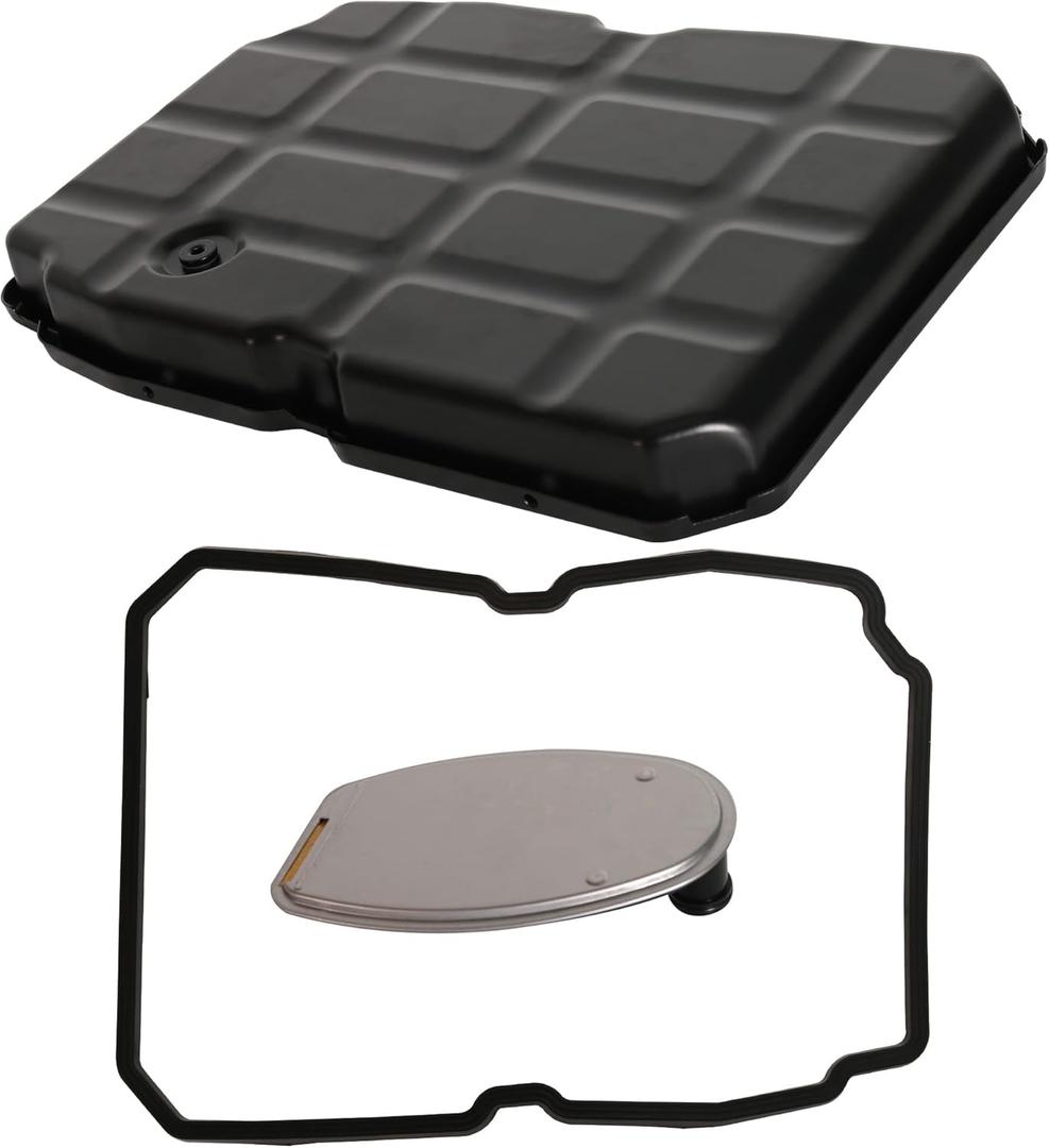 Transmission Oil Pan Kit w/Trans Oil Filter Fit for NAG1 W5A580 Transmission, Fit for Dodge Challenger/Charger/Magnum/Nitro, Fit for Jeep Wrangler/Grand Cherokee/Commander, Fit for Chrysler 300