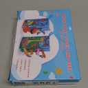 2PCS Baby Books 0-6 Months Infant Toys 0-3 3-6 6-12 Months Baby Tummy Time Sensory Toys 3 4 6 Month Newborn Essentials Must Haves Crinkle Touch Feel Busy Book for Babies Boys Girls Easter Shower Gifts, Marine & Jungly Animals